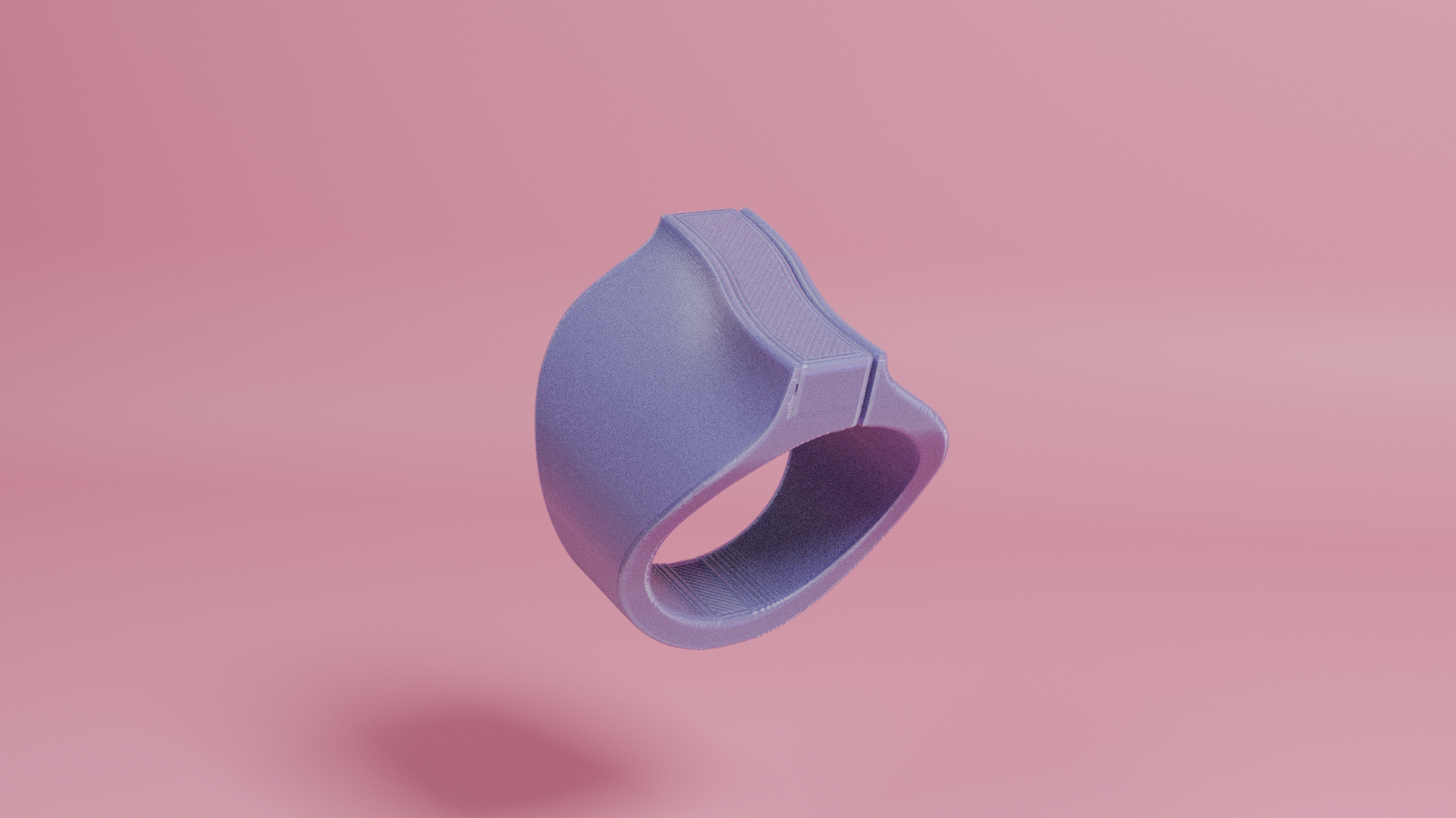 courber lisse incurvé bague mélange moderne conception classique élégance by paolobonidesign mode anneaux bijoux unique accessoire élégant contemporain branché style artistique 3D print model - Mito3D