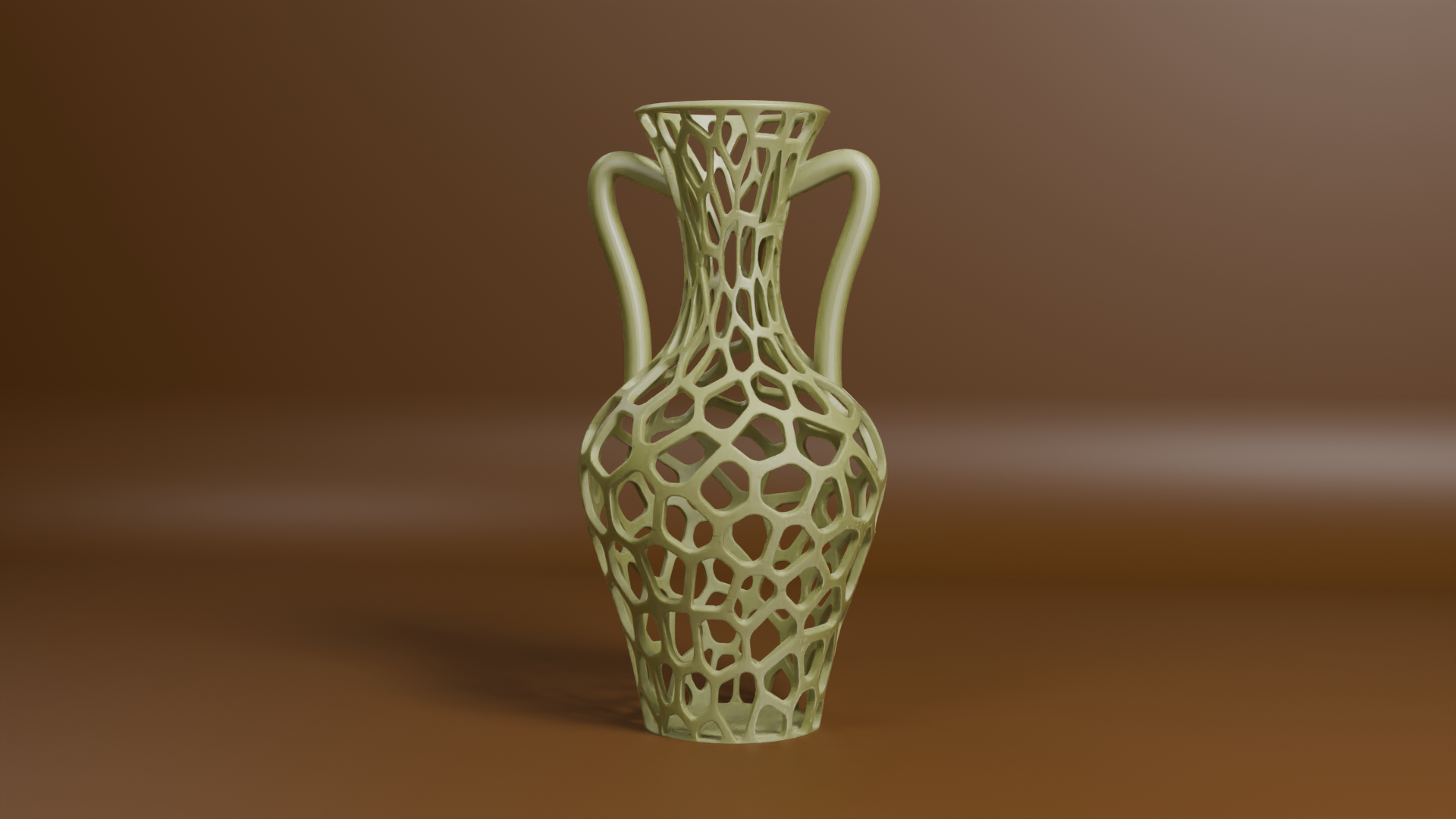 vorovase unico perforato anfora an intricato voronoi modello perfetto moderno arredamento by paolobonidesign arte modelli vaso voronoidesign perforata artistico vasi unici interior design elegante homeaccents vasocontemporaneo 3D print model - Mito3D