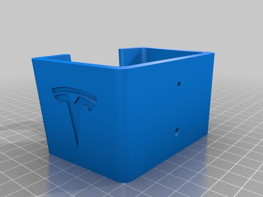 tesla umc titolare supporto 2 buco by bell1611 3d stampante test modelli caricabatterie mobile 3d print model - Mito3D