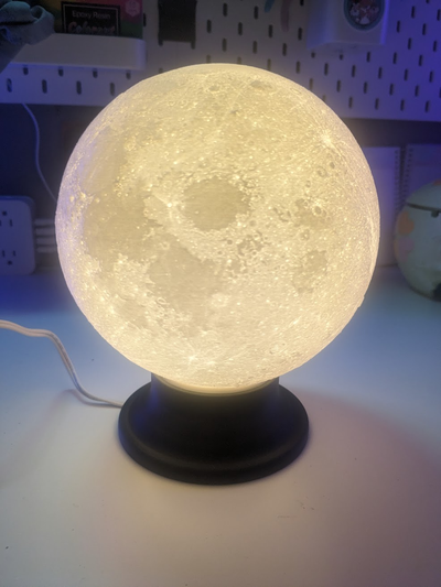 litofano esfera base candelabro bulbo e12 enchufe by josh arte señales logos litofanía 3d print model - Mito3D