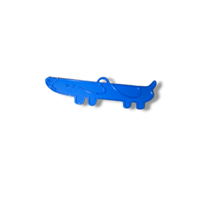 blue-ish longdog keychain by josephshahen fashion models bluey long dog 3d print model - Mito3D