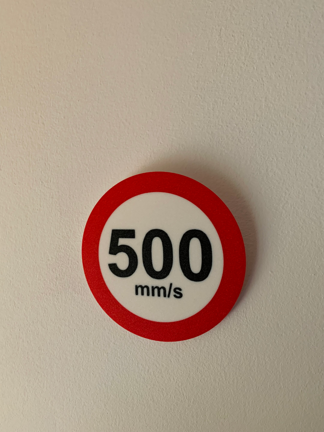 bambu lab speed limiter by emerge in 3d art signs & logos contest makemy sign police speedlimit velocity x1c p1s p1p a1 fast print wall iamspeed 3D print model - Mito3D