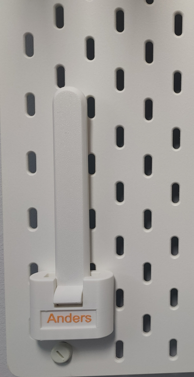 bambu scraper holder ikea skadis remixed by andersnsson 3d printer accessories 3d print model - Mito3D