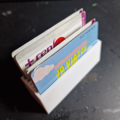 tarjetero card holder by quiquecrimson household office 3d print model - Mito3D