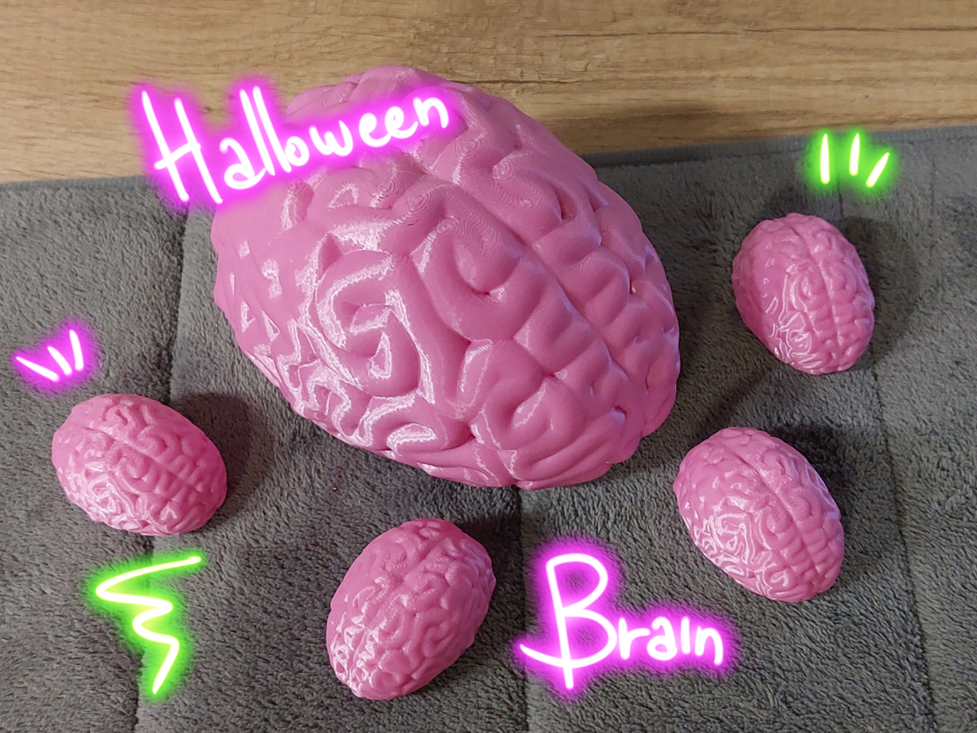 humain cerveau by pandart3d éducation biologie halloween 3D print model - Mito3D