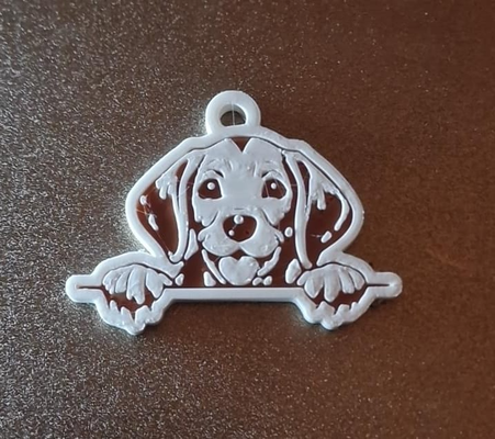 beagle porte clés by wickieprints art modèles chien sac cintre 3d print model - Mito3D