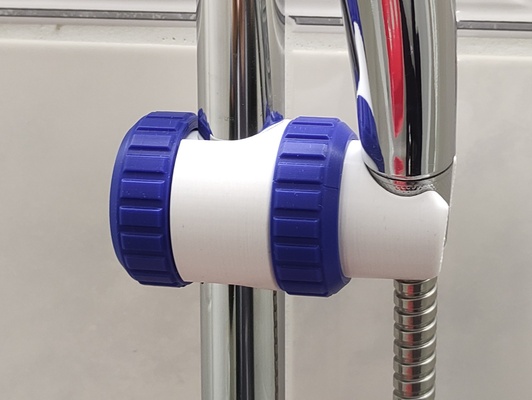 dusche kopf halter unterstützung by threed michael haushalt haus modelle montieren badezimmer duschhalter duschkopfhalter duschzubehör duschkopf brause duschkopf handbrause duschkopfhalter duschkopfhalterung brausehalter brausehalterung duschkopfhalterung 3d print model - Mito3D