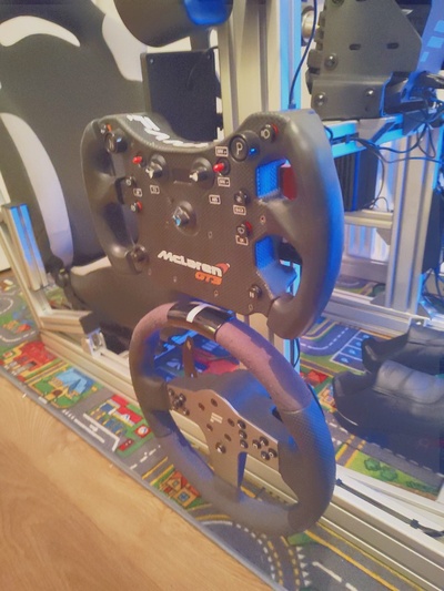 fanatec flotante 8020 montar adaptador remezclado by competencia juguetes juegos simulación simrig 3d print model - Mito3D