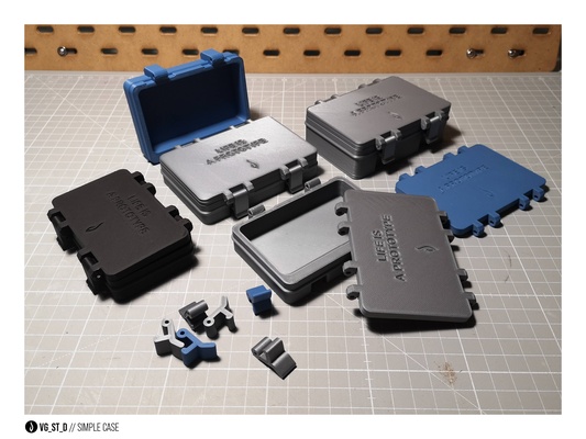 simples caixa by vladislav inteiro ferramentas organizadores organizador armazenamento peças pequenas organizerbox 3d print model - Mito3D