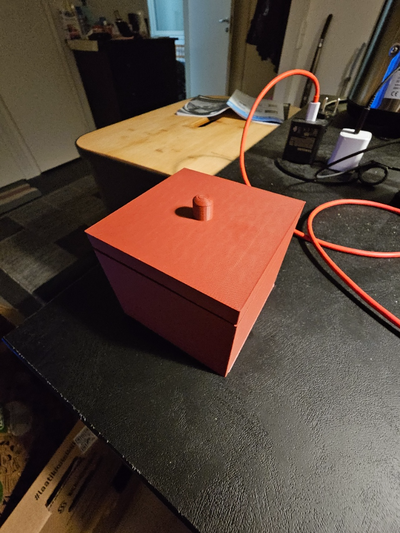 simples caixa by nirpers casa escritório pequeno tampa 3d print model - Mito3D