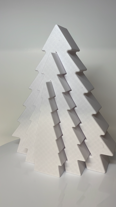weihnachten dekoration verschachtelung baum by average3dprints haushalt dekor puppen urlaub drucken ort 3d print model - Mito3D