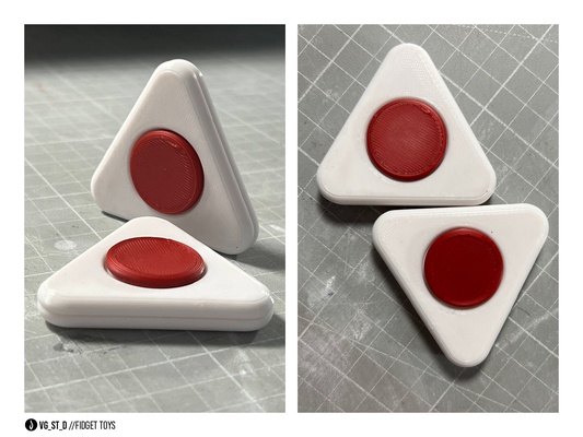 triângulo spinner by vladislav inteiro brinquedos jogos inquietação brinquedo agitação fidget 3d print model - Mito3D