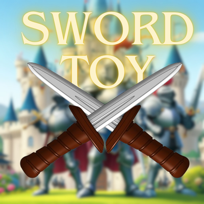 sword toy - a knight by buzzeye toys & games characters kid kids children medieval play 3d print model - Mito3D