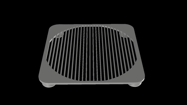 40mm ventilator filter by abonnieren 3d drucker zubehör startseite mantel 3d print model - Mito3D