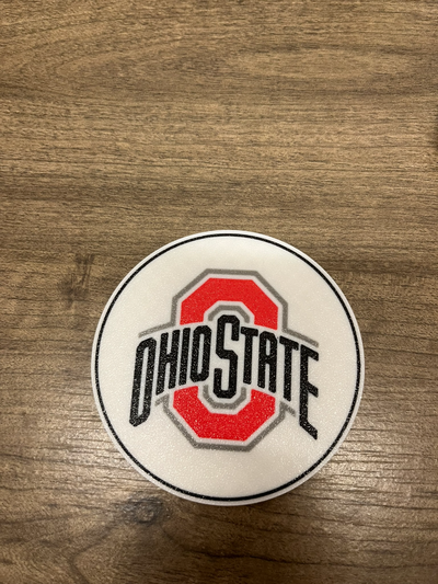 ohio state buckeyes osu coaster by cf3d designs household house models 3d print model - Mito3D