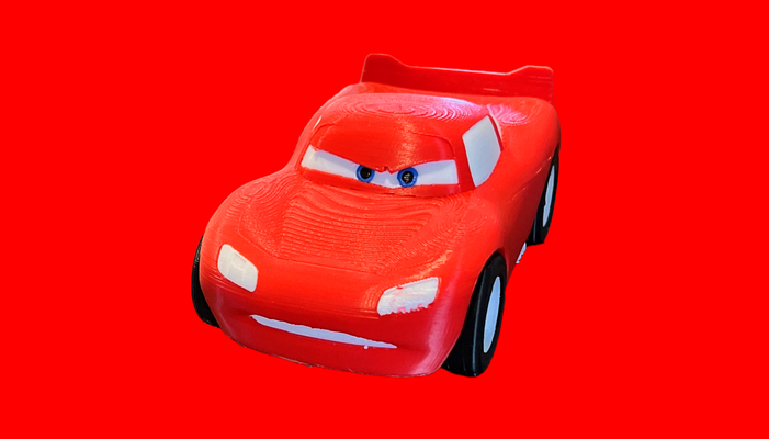 racyrun - a dynamic mini race car toy inspired by beloved cars character thrilling play paolobonidesign toys & games racytoycar saetta mcqueen lighting miniracer kidsracing playfulracer toyspeedster adventurecar speedytoy compactracer 3d print model - Mito3D