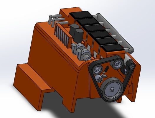 rc camión motor cubierta carcasa funda by nivekkeke pasatiempo bricolaje diy 3d print model - Mito3D