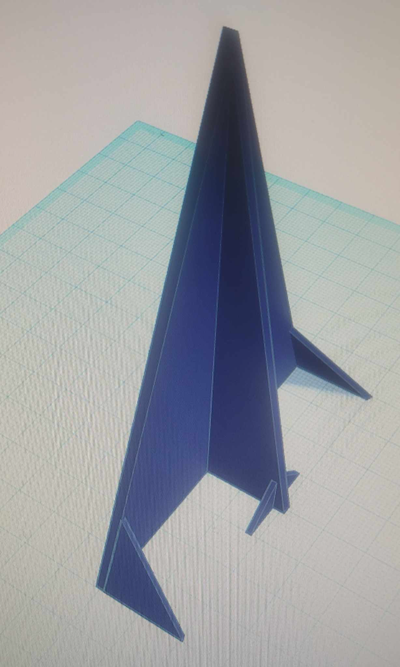 papel avião básico by swc criação brinquedos jogos avião 3d print model - Mito3D