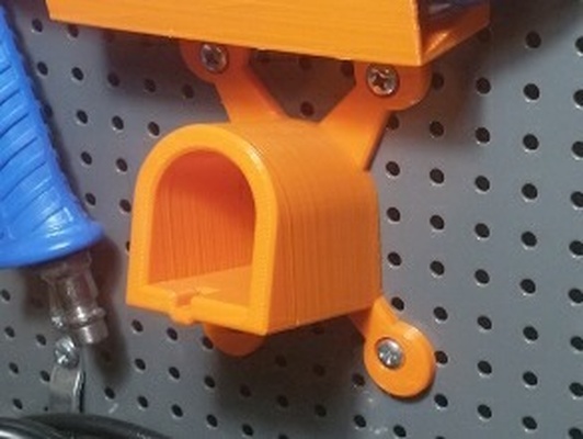 biltema pegboard one+ battery holder by ippe tools ryobi thingiverse 3d print model - Mito3D