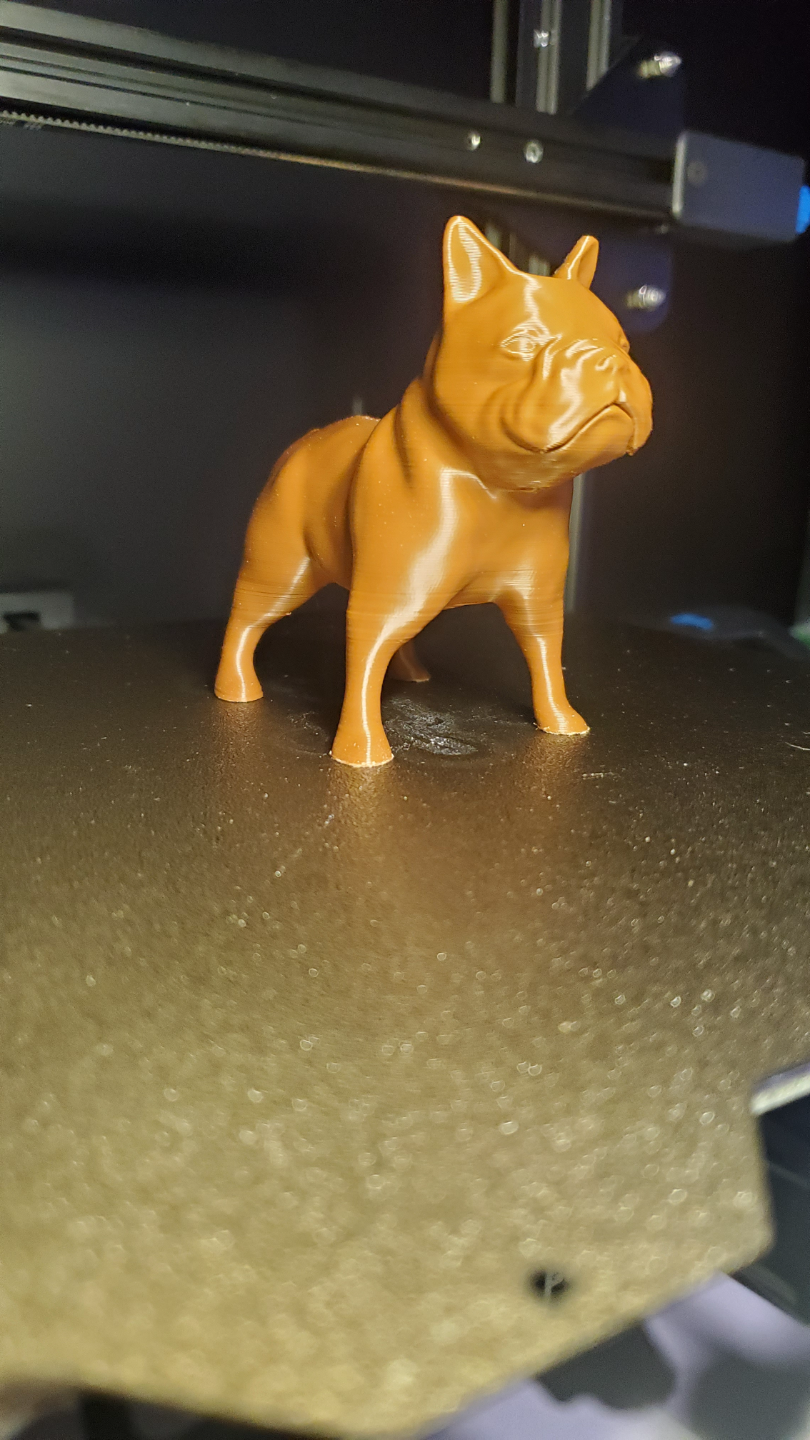 buldog by tarjeta propinas miniaturas animales francés perro mascota 3D print model - Mito3D