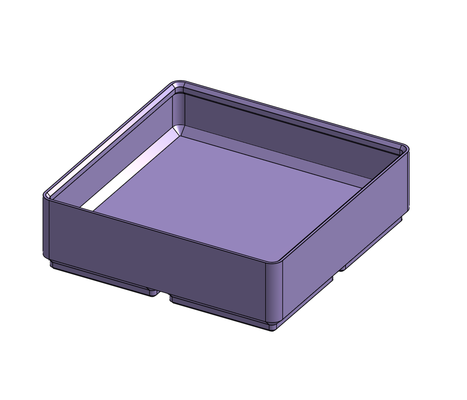 gridfinity basic bin 2x2 3u remixed by c4444 tools organizers 3d print model - Mito3D