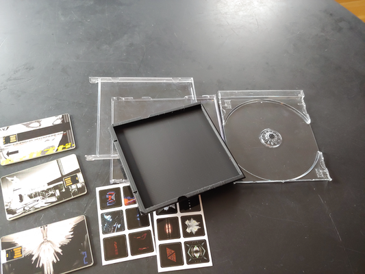 réutilisé compact disque bijou cas gaine insérer by dub bub loisir diy musique cds cd 3d print model - Mito3D