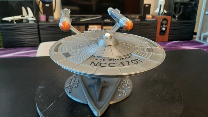 enterprise constitution class by martintaichl hobby & diy vehicles ship space star trek federation 3d print model - Mito3D