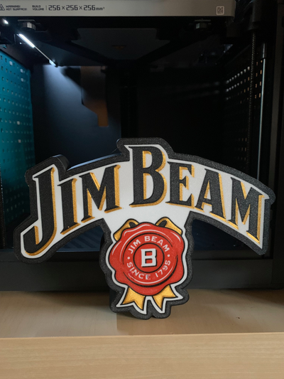 jim beam led by gare-sb art signs & logos 3d print model - Mito3D