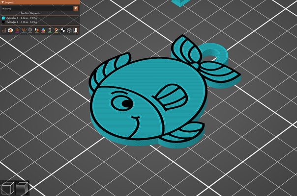 fish keychain by vvojtech1564 toys & games 3d print model - Mito3D