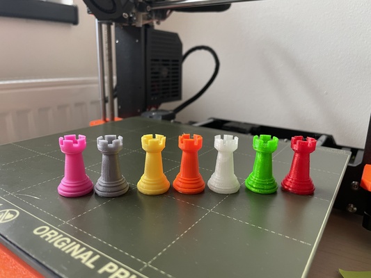 chess rook by t stk toys & games board rock 3d print model - Mito3D