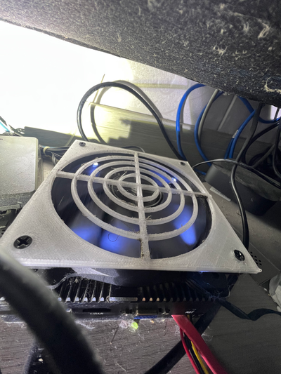 resfriamento ventilador filtro by casa modelos 3d print model - Mito3D
