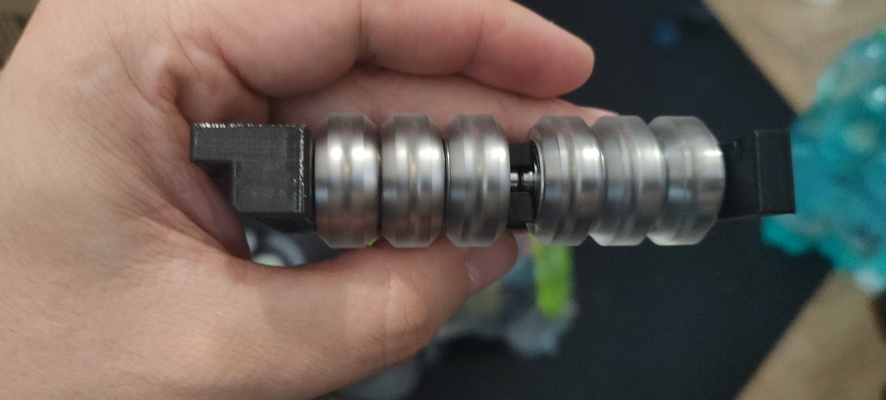 voron trident - pom spool holder remixed by zetta art 3d printer parts spoolholder 3d print model - Mito3D