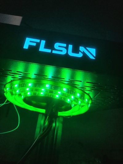 flsun led şerit ışık by zeta sanat 3d yazıcı parçalar led ışığı 3d print model - Mito3D