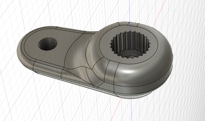 3dsets servo braço by xbenny passatempo faça robótica jipe thingiverse servoarme rancheiro 3d print model - Mito3D