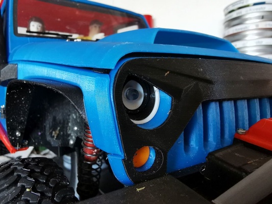 3dsets jeep rancher 4x4 light hole 5mm led by xbenny hobby & diy robotics thingiverse rancher4x4 3d print model - Mito3D