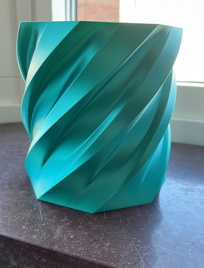 vortex planter by xaioltd household decor pot vasemode 3d print model - Mito3D