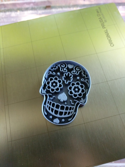 mexican skull cookie cutter by maxilupa tools 3d print model - Mito3D