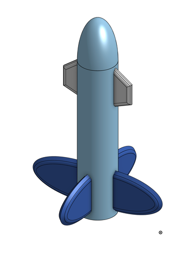 aerodinámico cohete periódicamente im bromas by justinnnnn pasatiempo bricolaje diy rc cuadro 3d print model - Mito3D