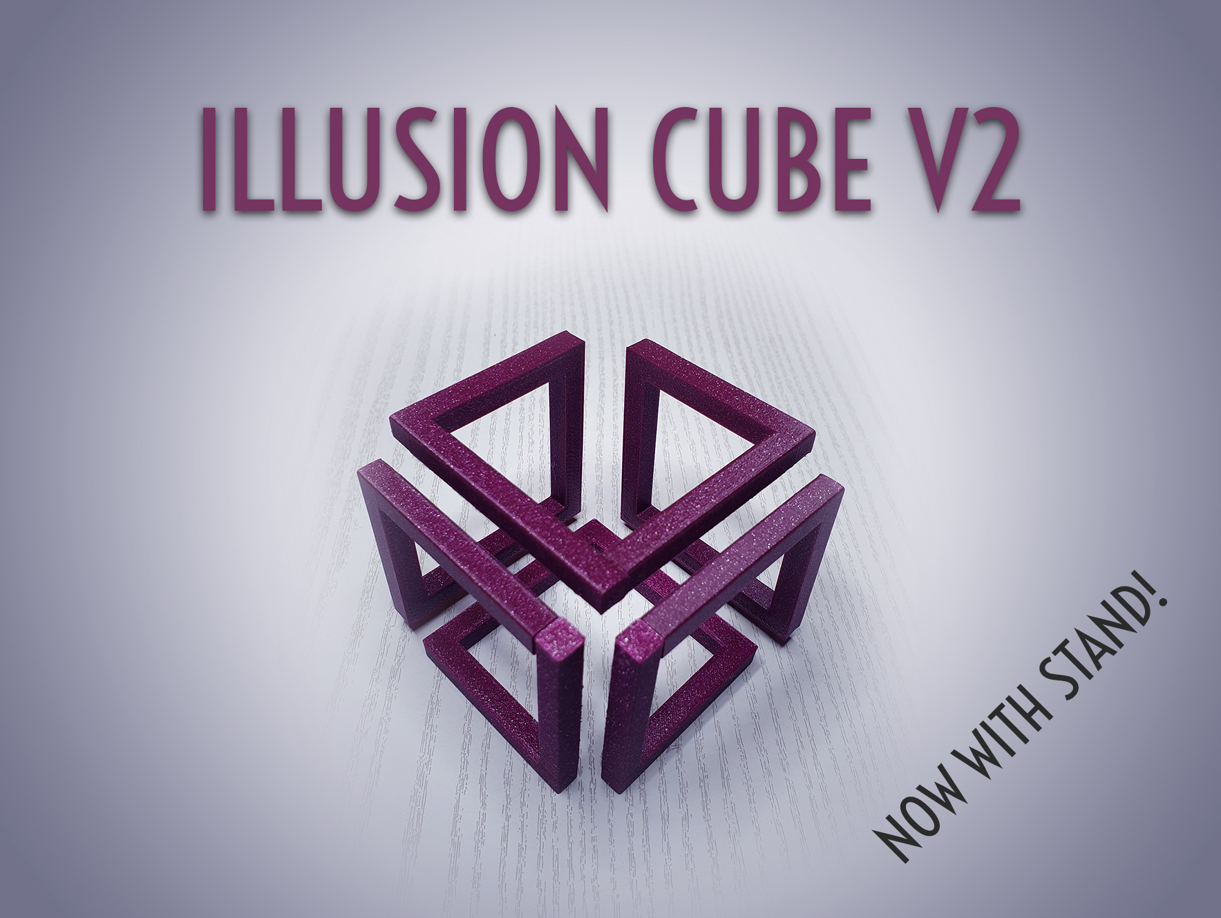 illusione cubo by jaatinen3d domestico arredamento infinito decorazione decorativo 3D print model - Mito3D