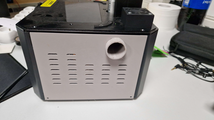 halot 1 fumaça extrator by araxion 3d impressora acessórios sla resina ventilador crialidade extrair 3d print model - Mito3D