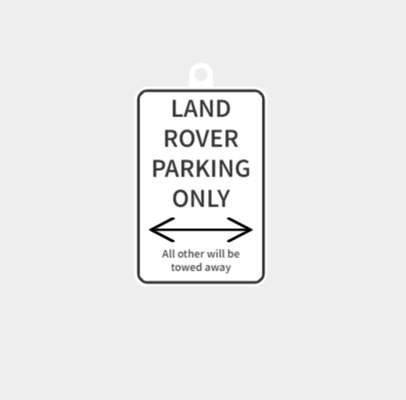 land rover signe by pierricke2 art panneaux logos terre vagabond 3d print model - Mito3D