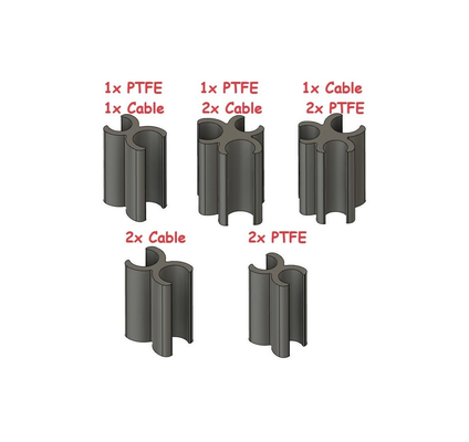 bambu ams cable ptfe soporte acortar conjunto by 3d chocolate impresora accesorios cabestro kabel triple 3d print model - Mito3D