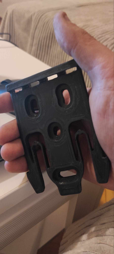 qls19 - 3d printed replacement by lupynyny hobby & diy sport outdoors qls holster mount quick locking system 3d print model - Mito3D