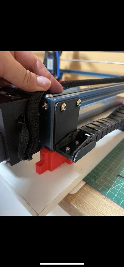soporte cadena zona placa by josedj 3d impressora acessórios 3d print model - Mito3D