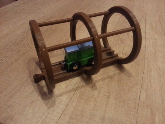 legno sentiero tunnel treno by coufi2002 giocattoli giochi 3d print model - Mito3D