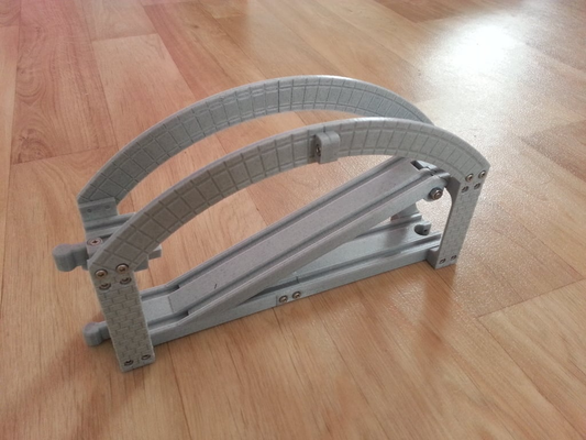 wooden railway folding bridge by coufi2002 toys & games 3d print model - Mito3D