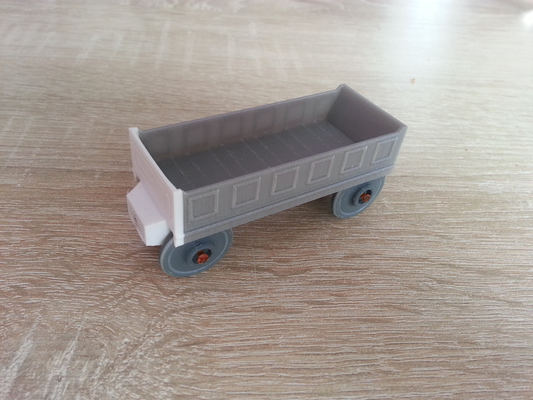 madera carril vagón carga by coufi2002 juguetes juegos 3d print model - Mito3D