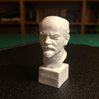 bust of lenin 3d scan by fractalnoise miniatures people busts history politician sculpture 3d print model - Mito3D