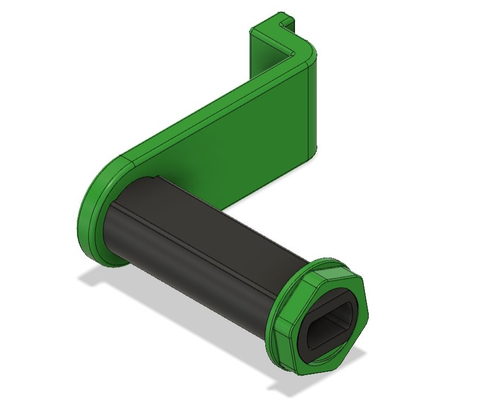 carretel suporte bambulab x1c x1 p1s ams by hiram termos 3d impressora acessórios porta bobinas 3d print model - Mito3D