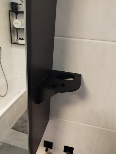 secador cabelo monte by metaírico casa modelos banheiro organizador porta ondulação ferro 3d print model - Mito3D